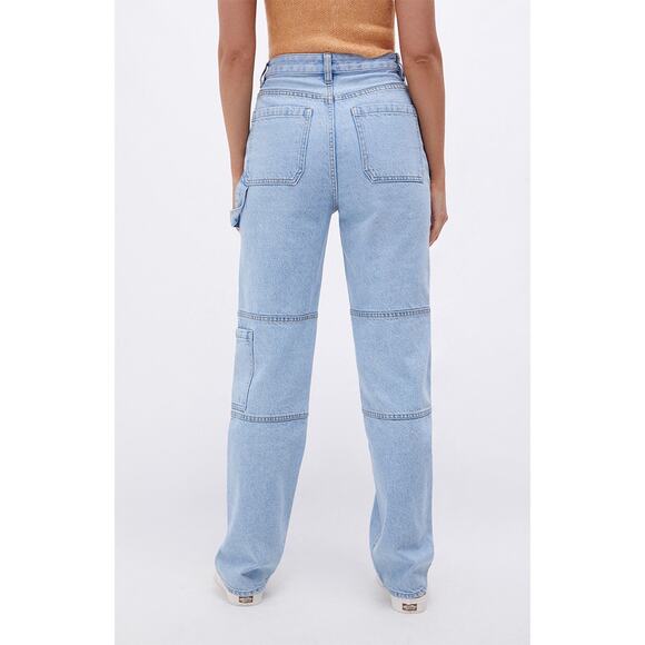 PacSun High Rise Straight Utility Cargo Jeans - Picture 10 of 10